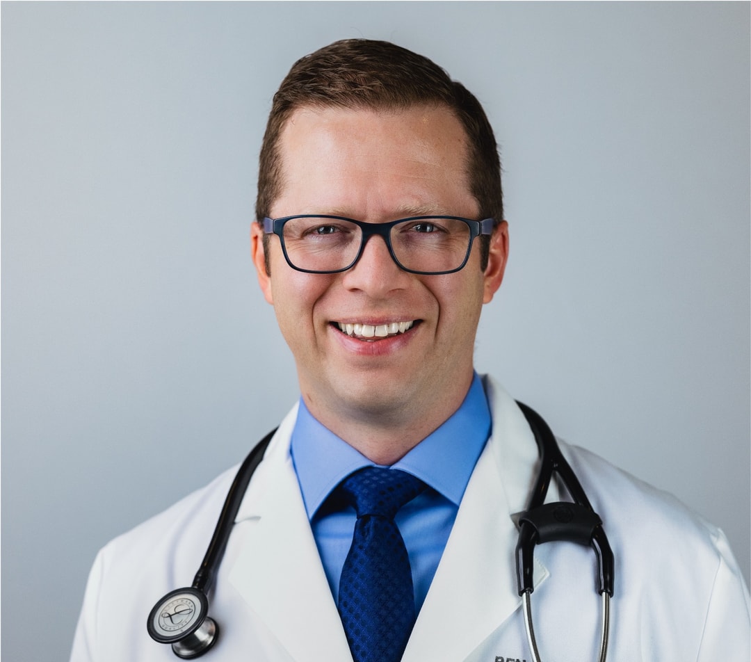 Ben Wilson, MD — founder of BedsideDx and the examiner in the videos